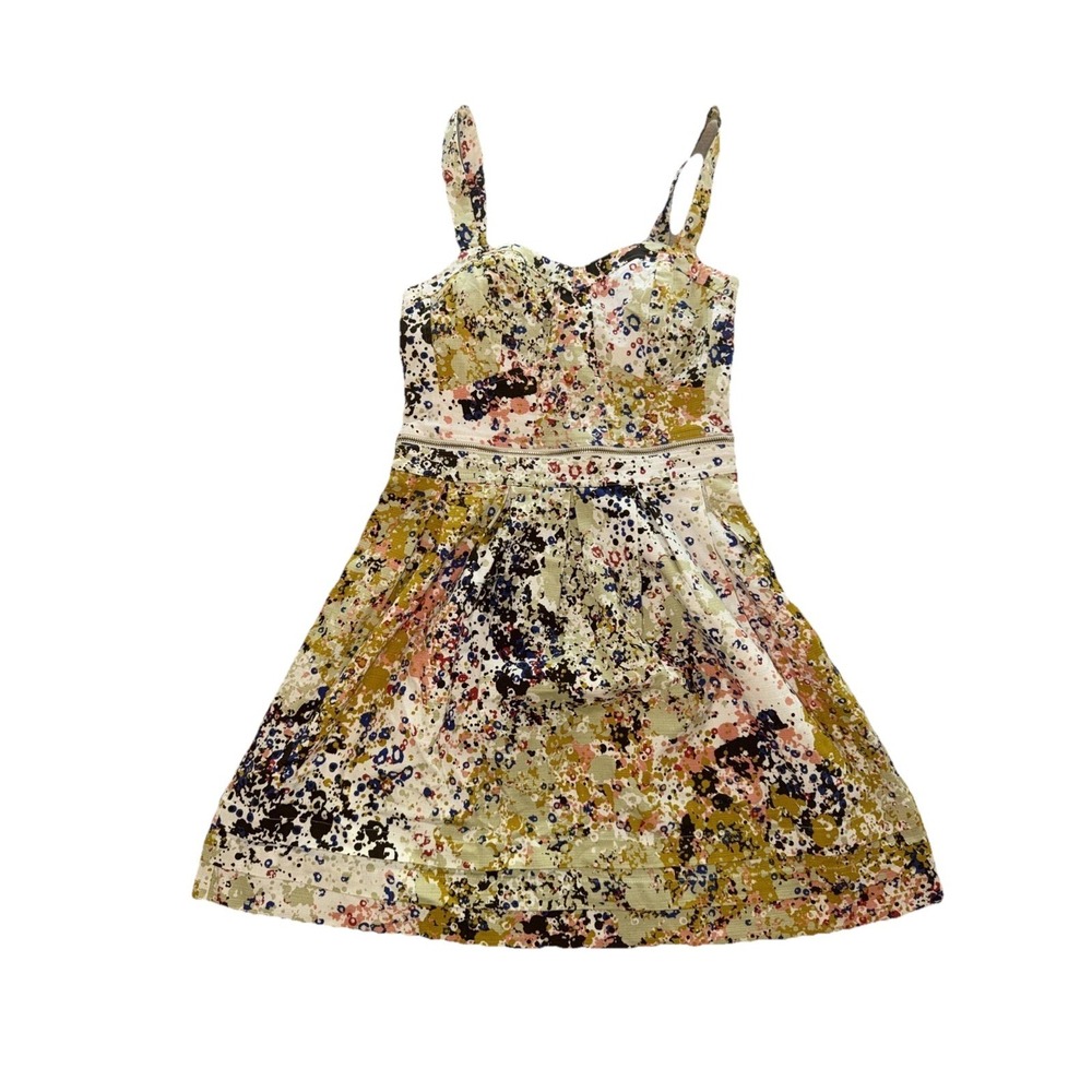 Guess‎ Dress Women's Size 8 Multicolor Abstract Floral Multi-Function Dress